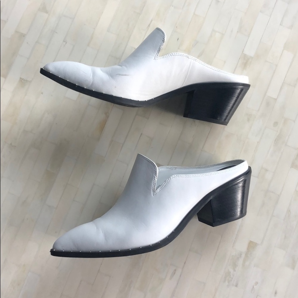 Treasure and Bond pointed studded mule